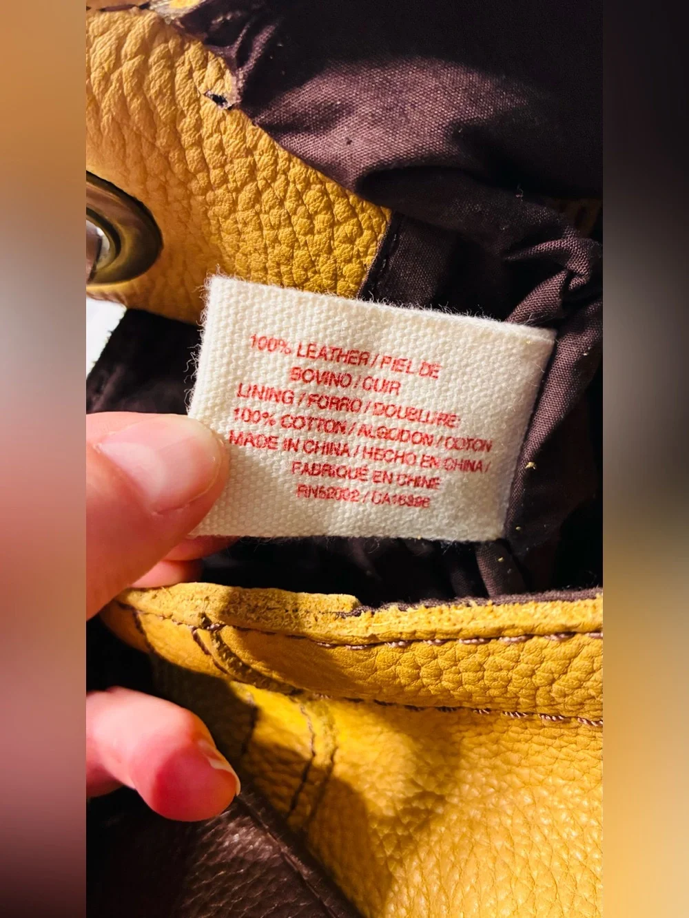 Lucky Brand soft pebbled